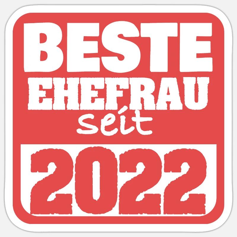 2022 - Sticker taille S (10 x 10 cm) - blanc mat