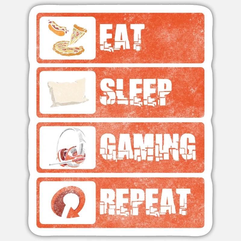 Zocker Legende Controller Sticker Größe S (10 x 10 cm)