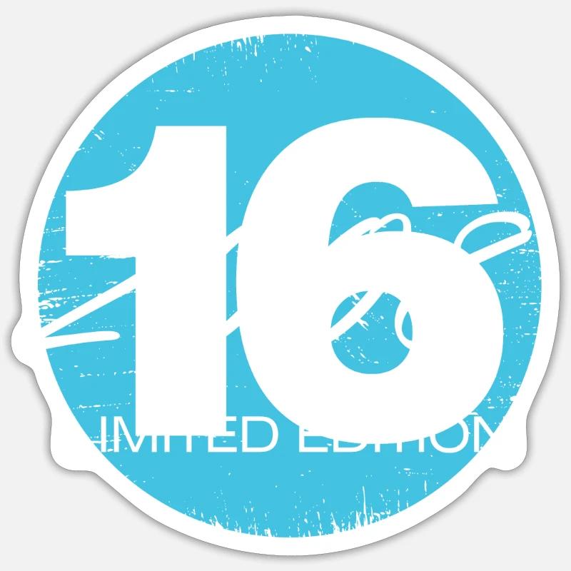 Edition limitée 16 ans d’âge Sticker taille S (10 x 10 cm)
