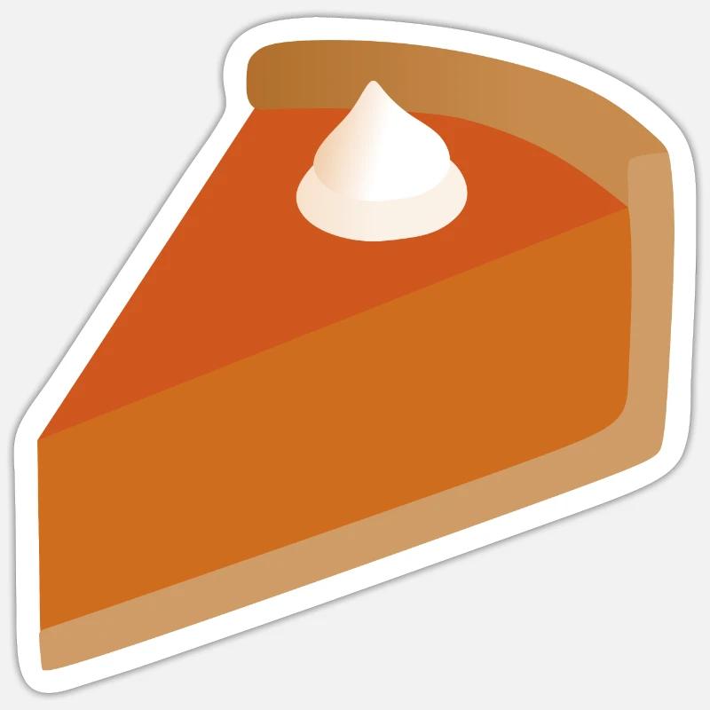 Pumpkin Pie - Sticker size S (10 x 10 cm) - white matte