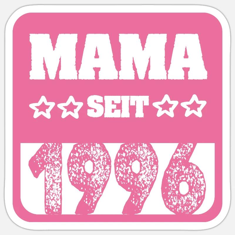 1996 - Sticker size S (10 x 10 cm) - white matte