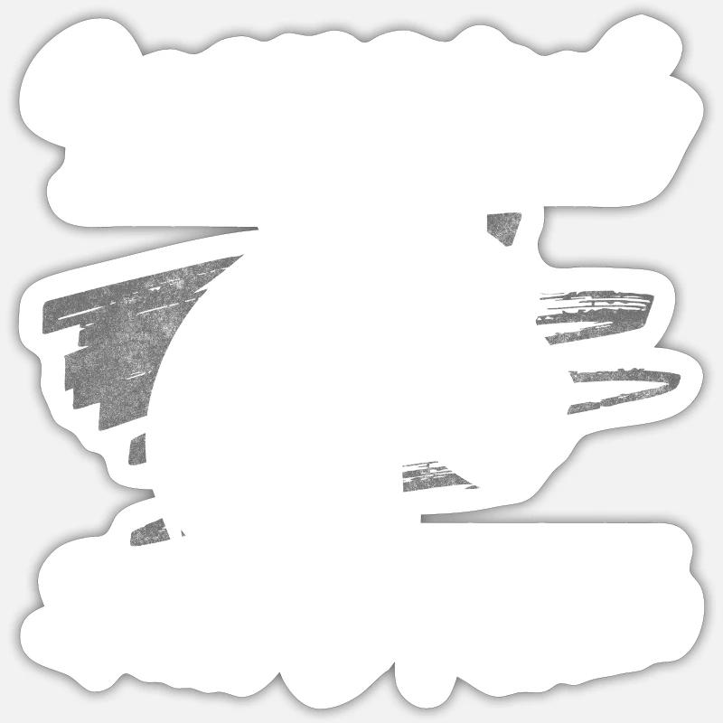 Predator Hunter Wild - Sticker size S (10 x 10 cm) - white matte