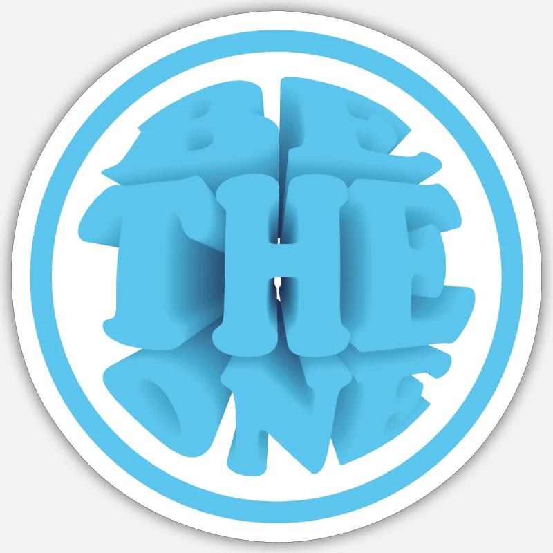 BETHEONE - Sticker Größe S (10 x 10 cm) - Mattweiß