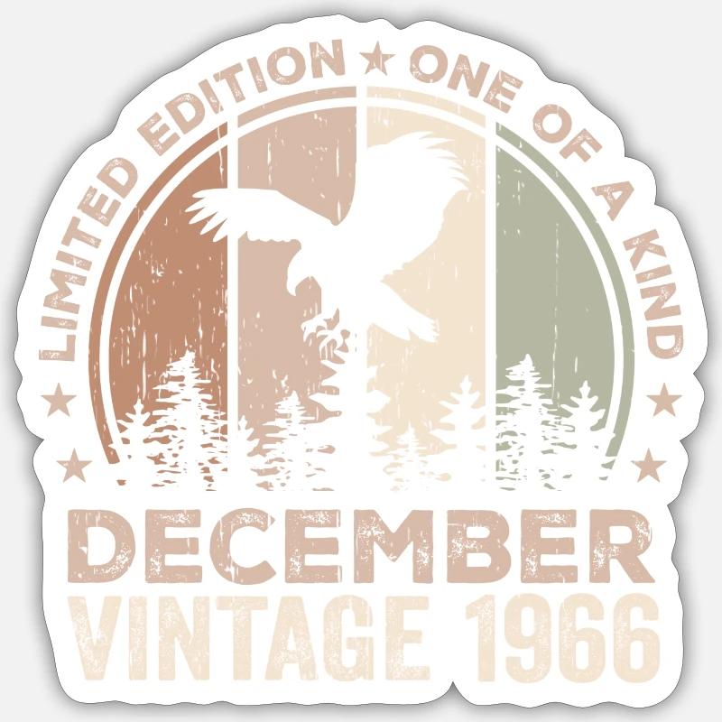 Incomparable since December 1966 58 Anniversary Sticker size S (10 x 10 cm)