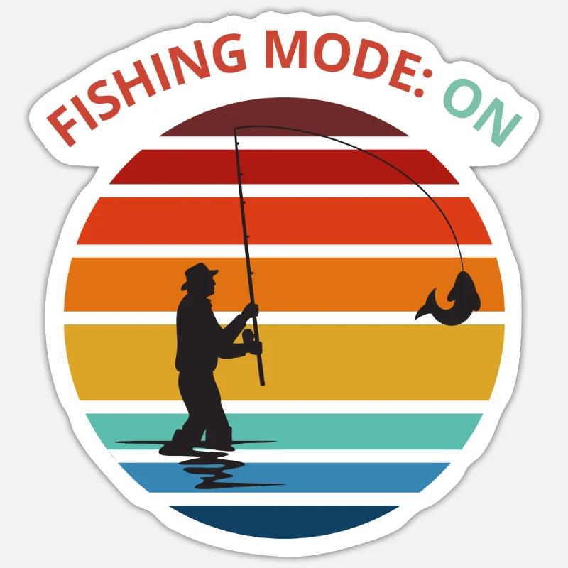 Angelmodus: EIN Sticker Größe S (10 x 10 cm)