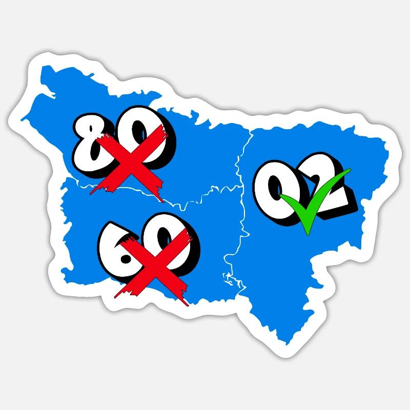 Sticker Größe S (10 x 10 cm) - 