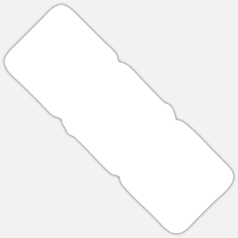 Marty - Sticker Größe S (10 x 10 cm) - Mattweiß