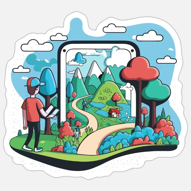 Sticker Größe S (10 x 10 cm) - 