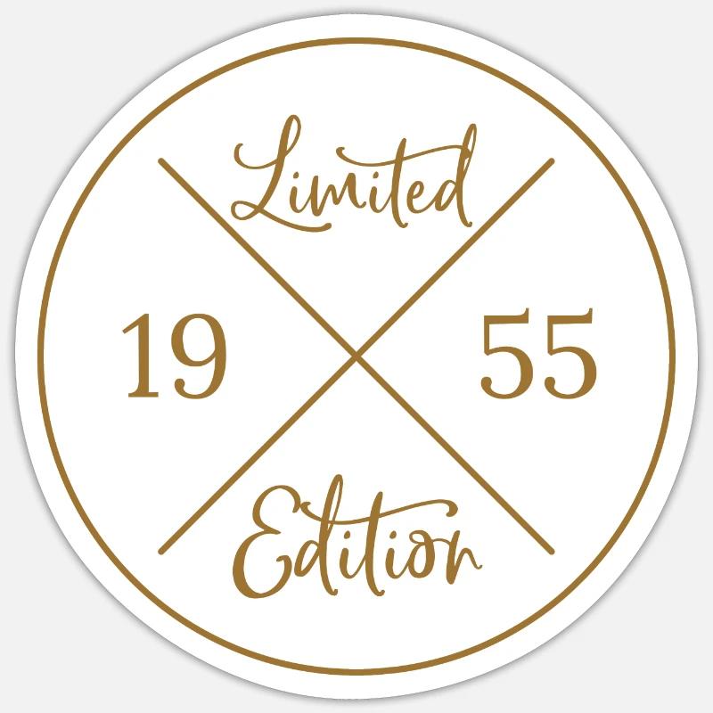 Edition limitée 1955 - Sticker taille S (10 x 10 cm) - blanc mat