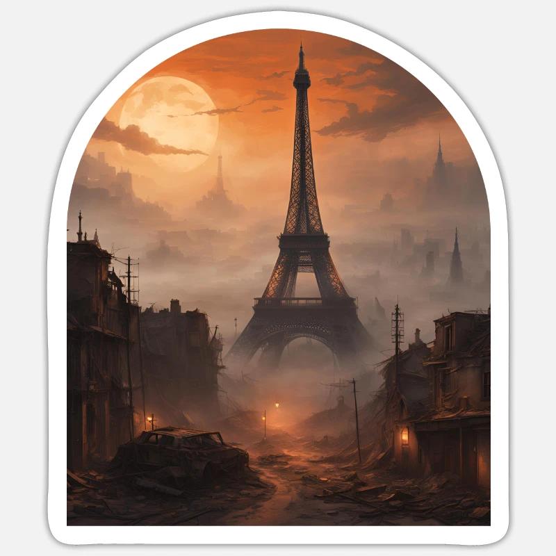 The Eiffel Tower Sticker size S (10 x 10 cm)