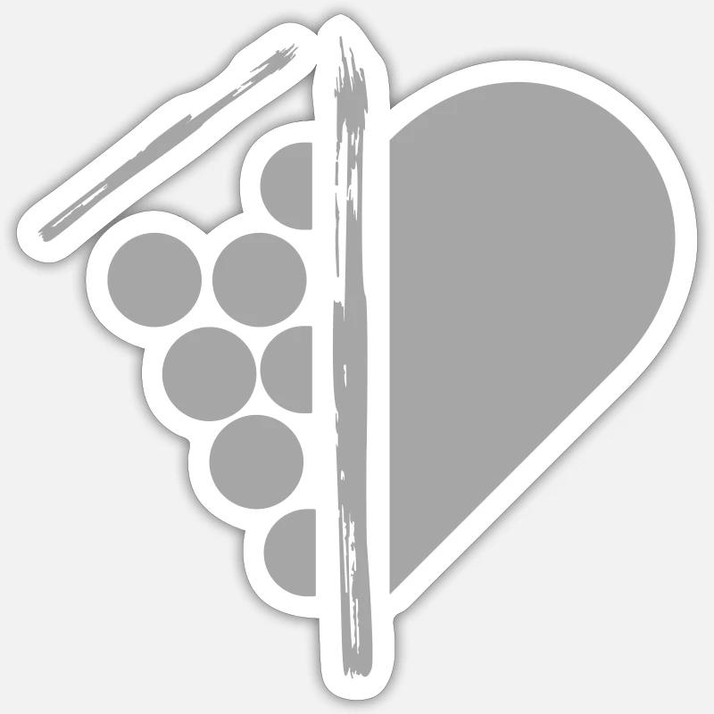 Cuvée - Sticker size S (10 x 10 cm) - white matte