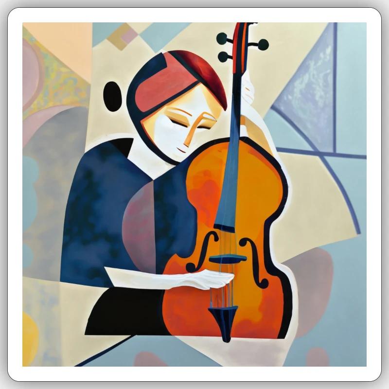 A moment before the note Sticker size S (10 x 10 cm)
