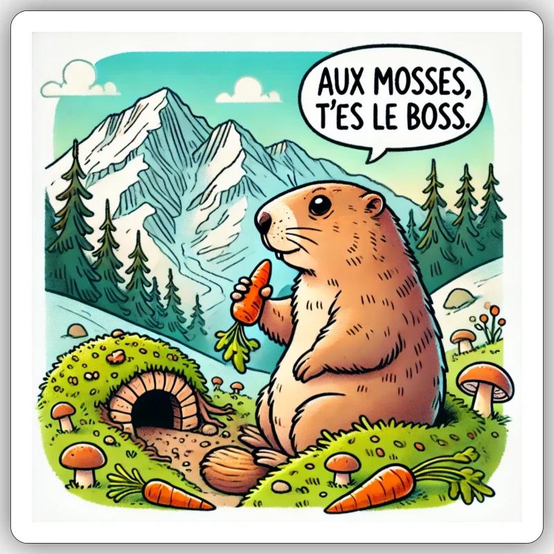 Sticker taille S (10 x 10 cm) - 