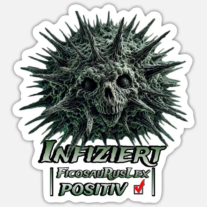 Sticker Größe S (10 x 10 cm) - 