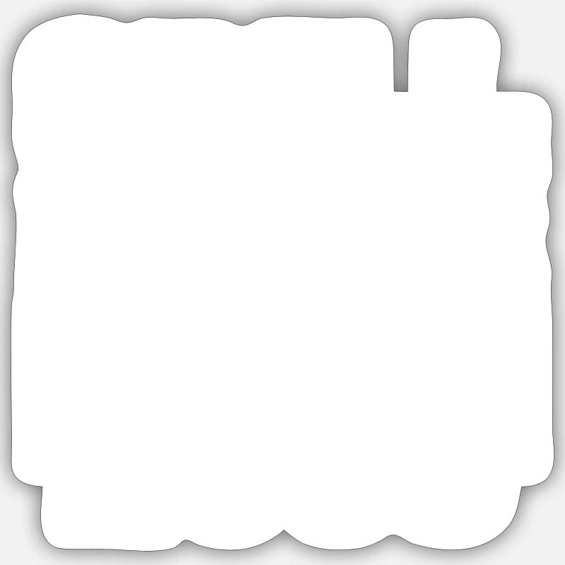 2003 - Sticker taille S (10 x 10 cm) - blanc mat