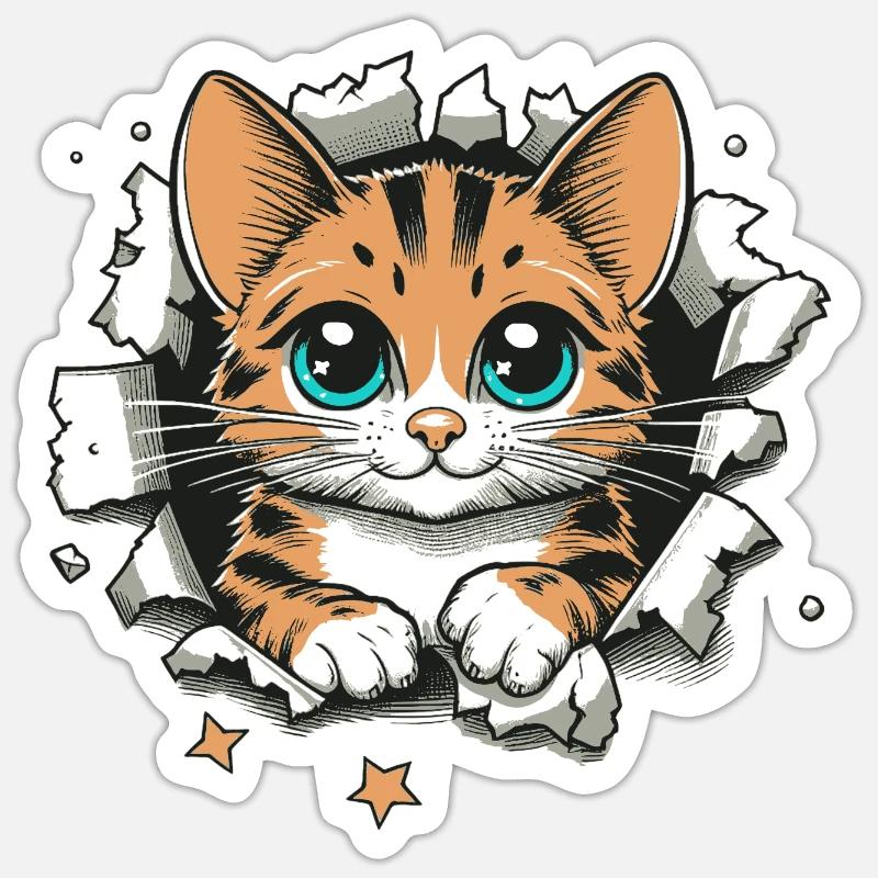 Sticker taille S (10 x 10 cm) - 