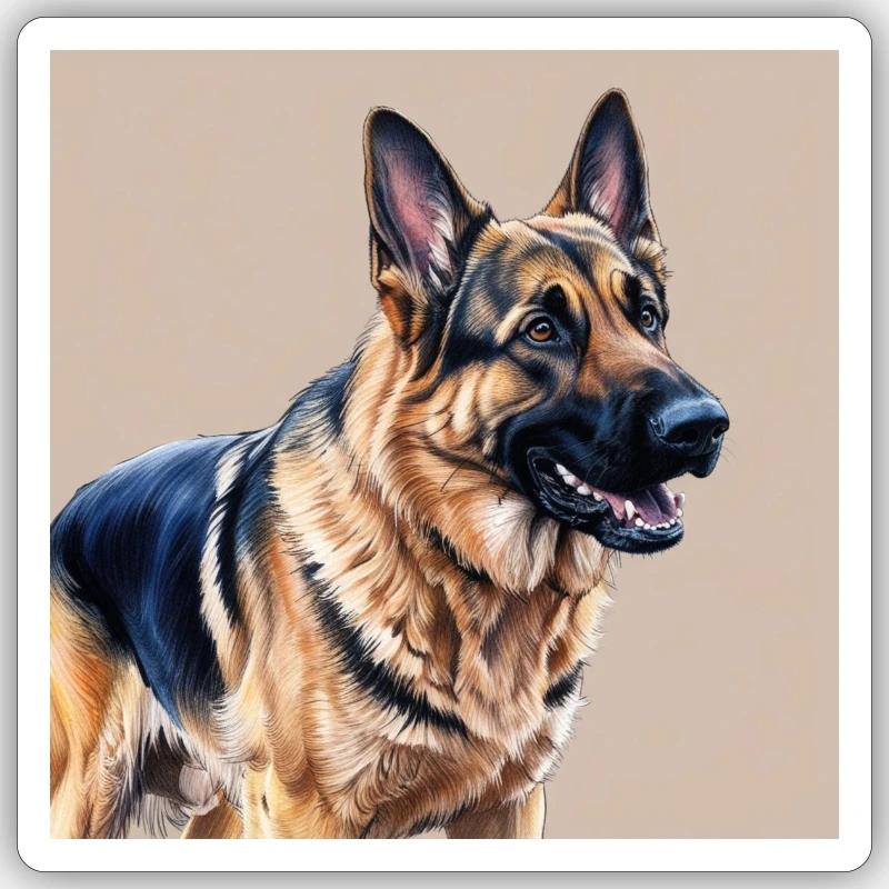 Sticker Größe S (10 x 10 cm) - 