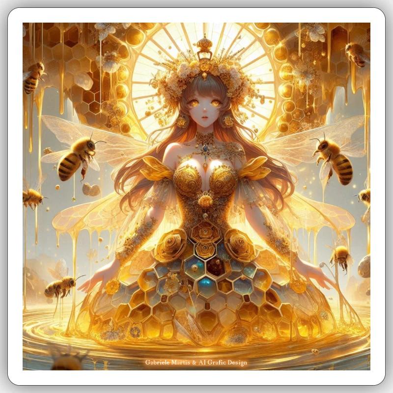 ReginaApi01 Sticker size S (10 x 10 cm)