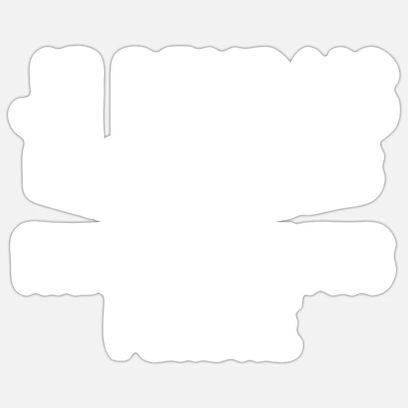 Je devrais perdre du poids, mais j'aime pas perdre Sticker taille S (10 x 10 cm)