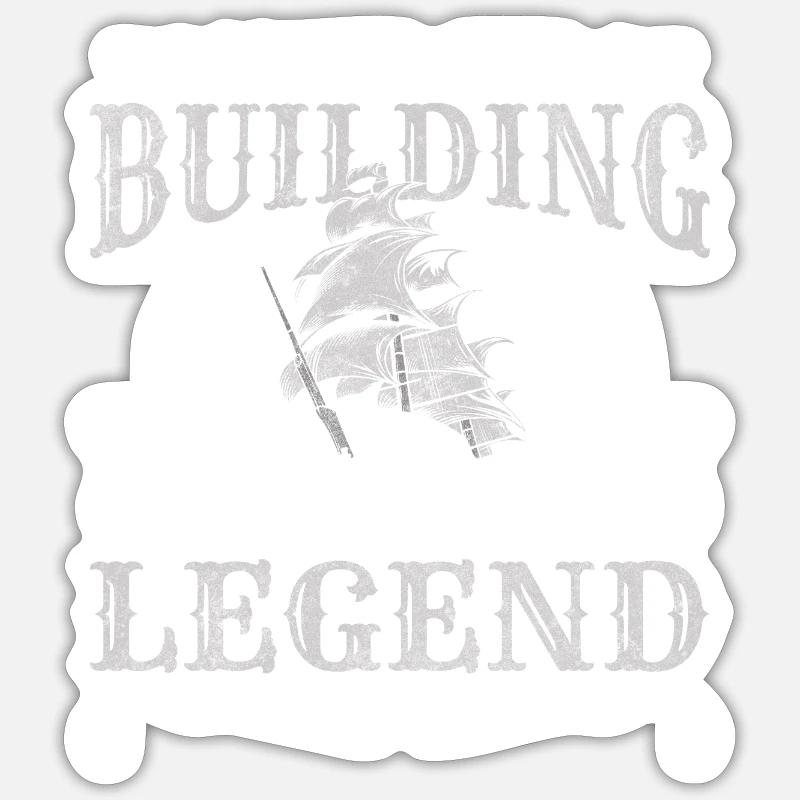 Ship Captain Seafaring Skipper - Sticker size S (10 x 10 cm) - white matte