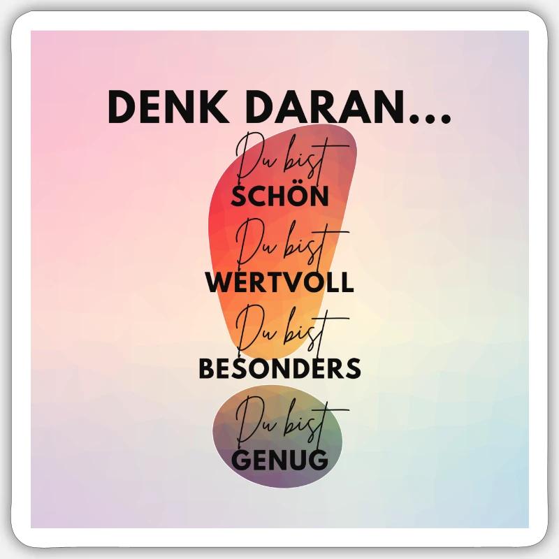 Sticker Größe S (10 x 10 cm) - 