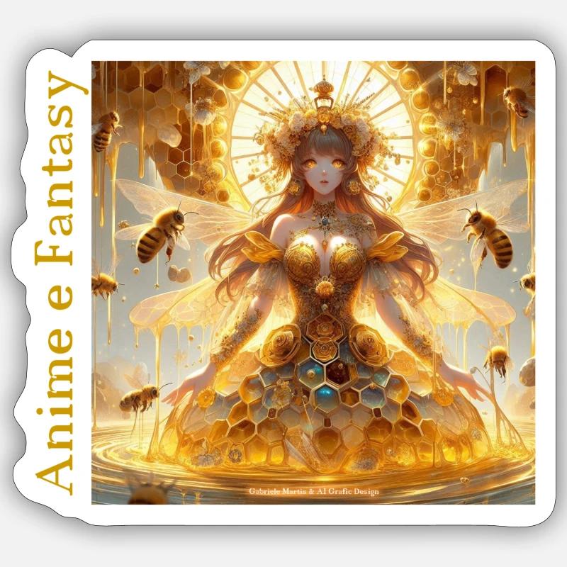 ReginaApi01a Sticker size S (10 x 10 cm)