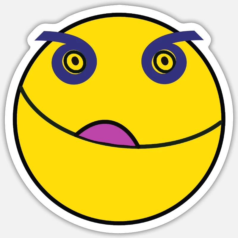 Der Gelbkörperchen - Sticker Größe S (10 x 10 cm) - Mattweiß