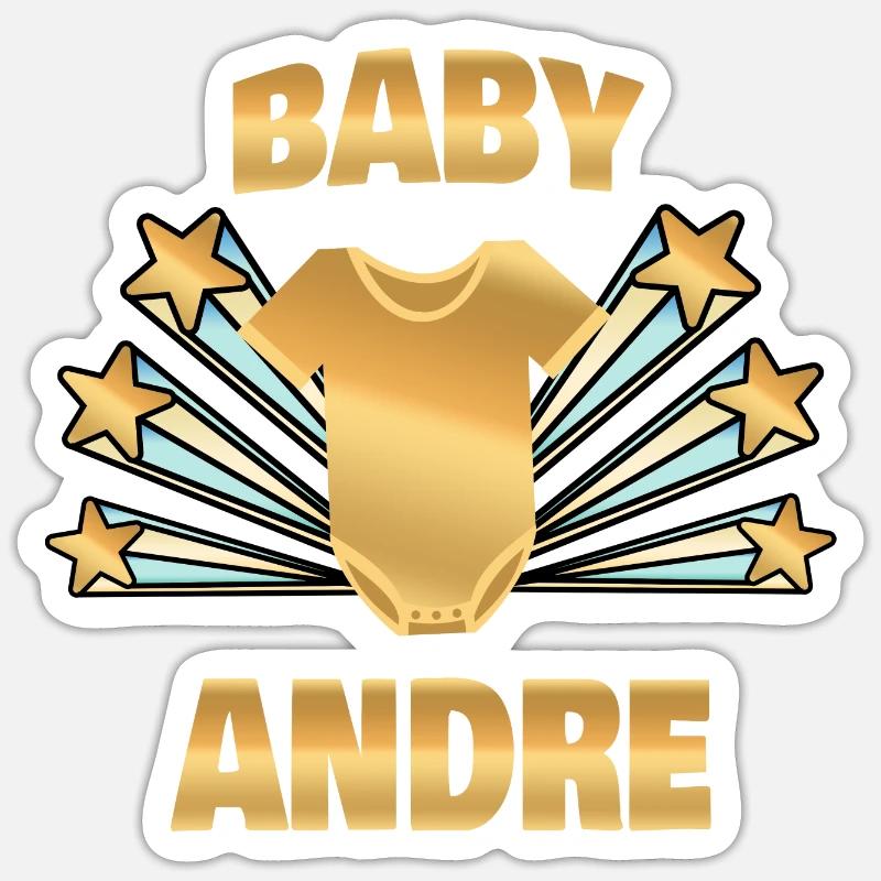 Andre Sticker taille S (10 x 10 cm)