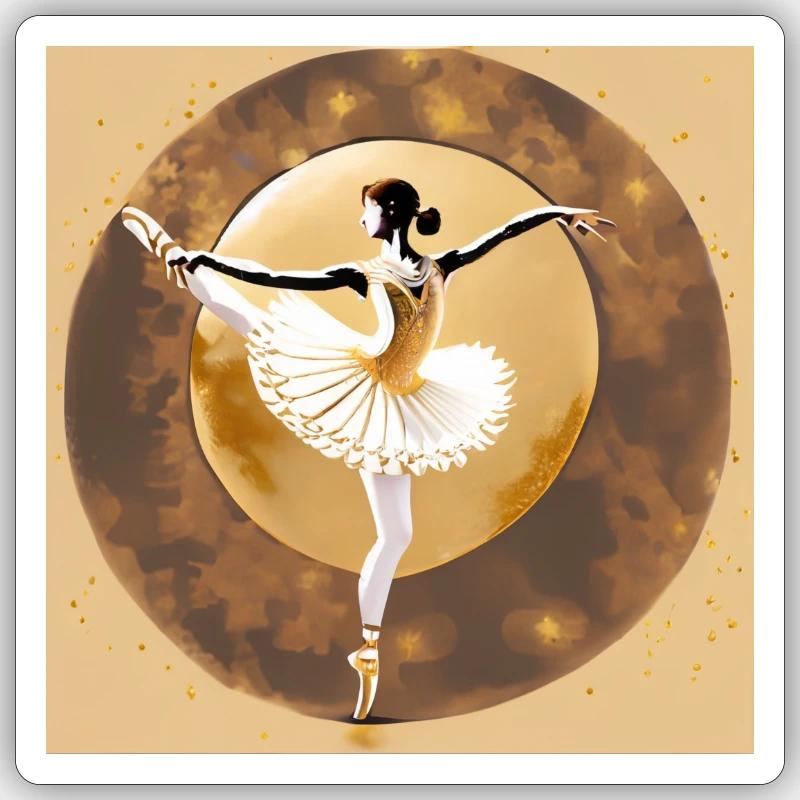 Flexibility - Sticker size S (10 x 10 cm) - white matte