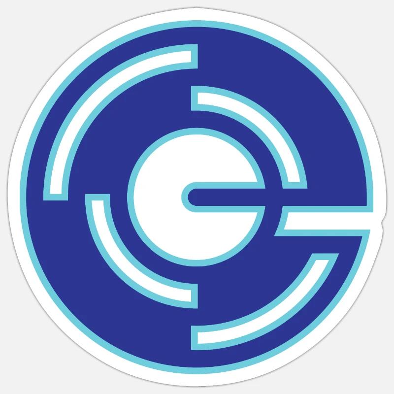 Power Button Technology Sticker size S (10 x 10 cm)