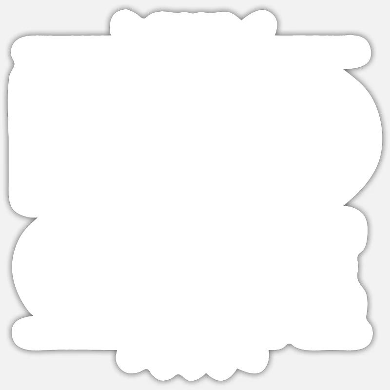 Der Papa-Code - Sticker Größe S (10 x 10 cm) - Mattweiß
