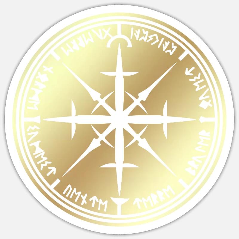 Compass rose Sticker size S (10 x 10 cm)