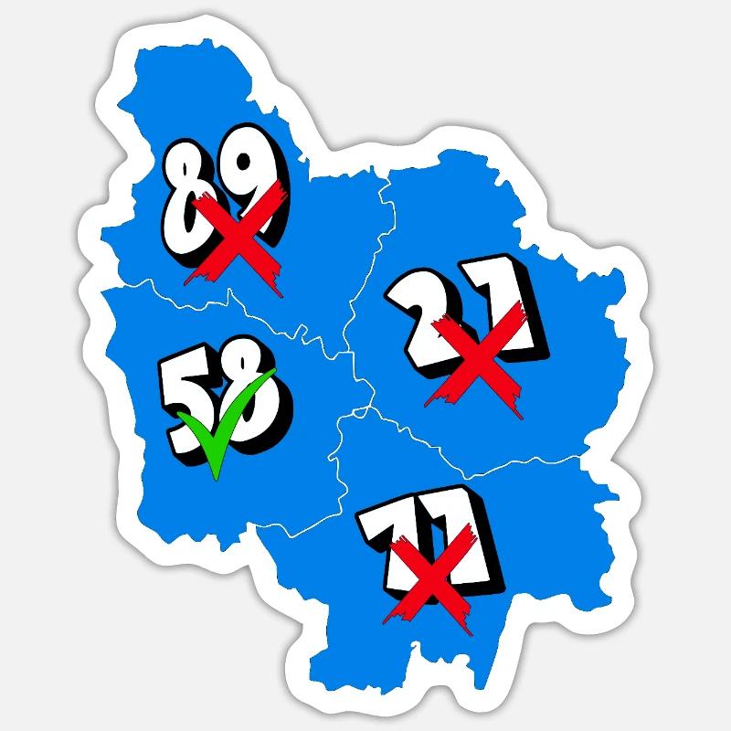 Sticker taille S (10 x 10 cm) - 