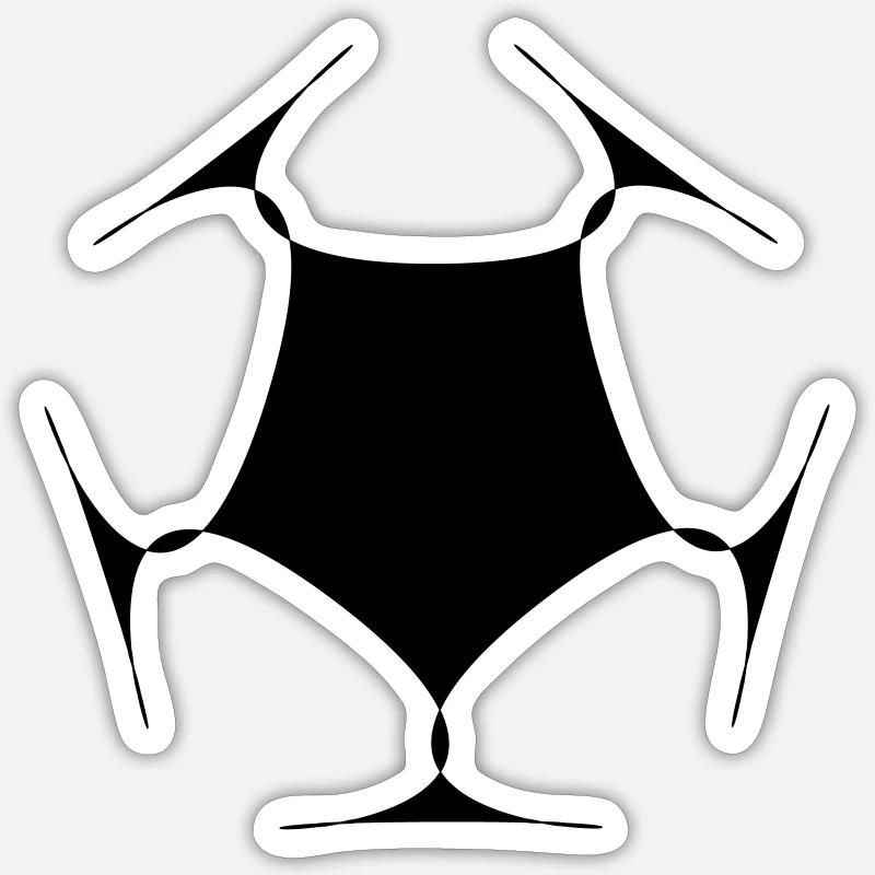 Sticker Größe S (10 x 10 cm) - 