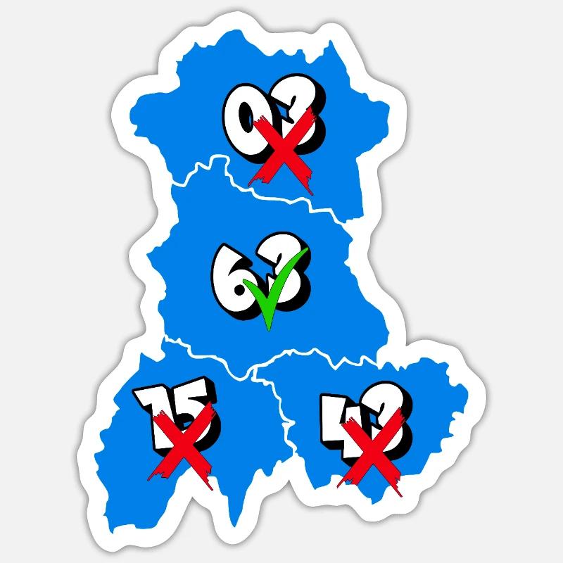Sticker taille S (10 x 10 cm) - 