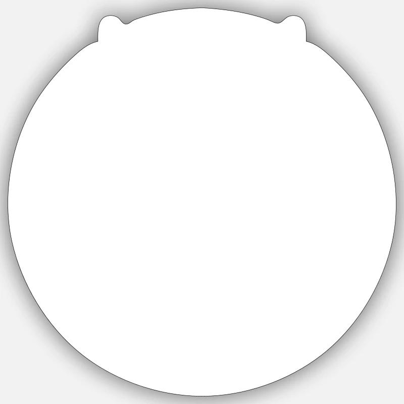 Cat Creative Design Artifact - Sticker size S (10 x 10 cm) - white matte