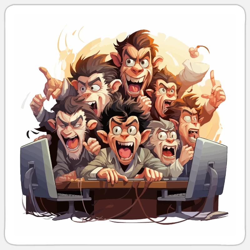 Sticker taille S (10 x 10 cm) - 