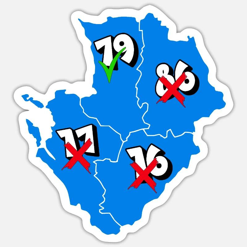 Sticker taille S (10 x 10 cm) - 