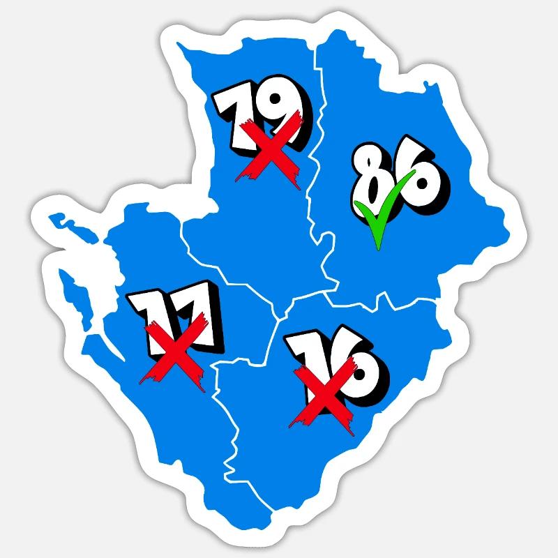 Sticker taille S (10 x 10 cm) - 