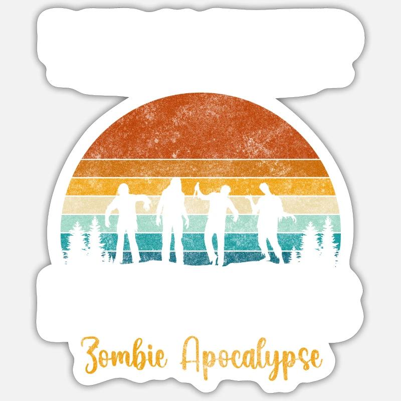 Introverti Humain Seul Célibataire - Sticker taille S (10 x 10 cm) - blanc mat