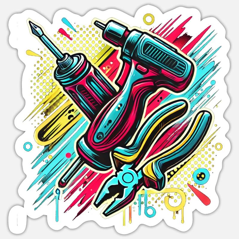 Sticker taille S (10 x 10 cm) - 