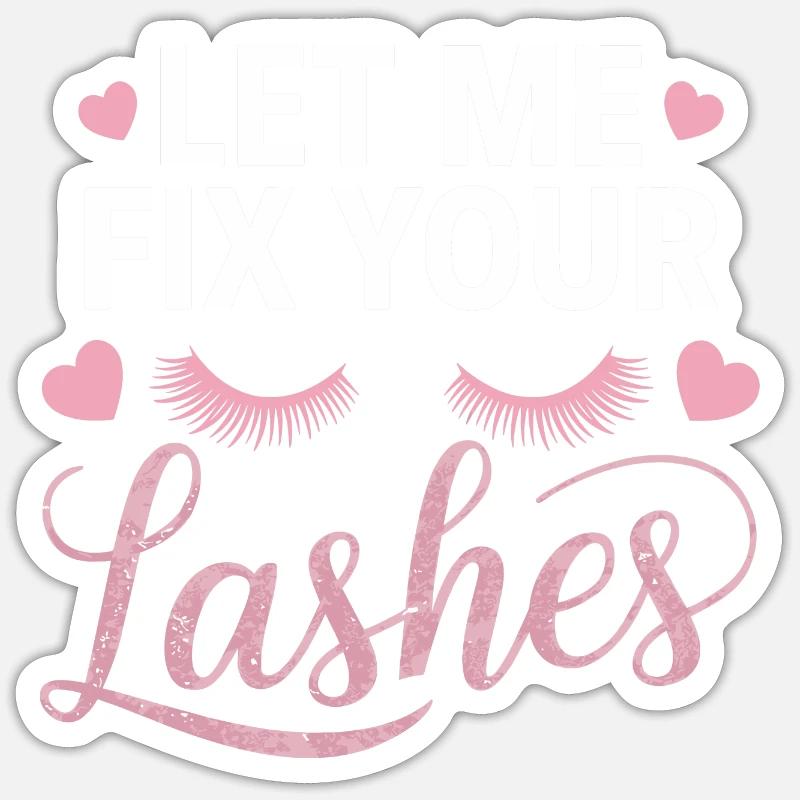Precision for perfect eyelashes Sticker size S (10 x 10 cm)