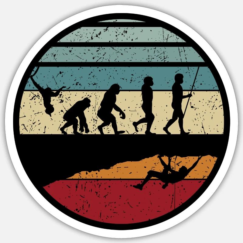 Sunset Evolution Journey Sticker size S (10 x 10 cm)