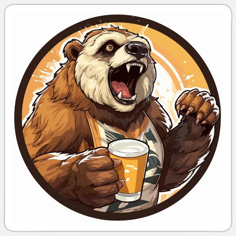 Sticker Größe S (10 x 10 cm) - 