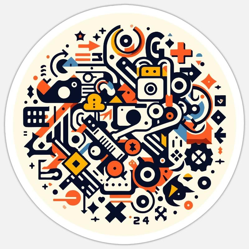 Sticker taille S (10 x 10 cm) - 