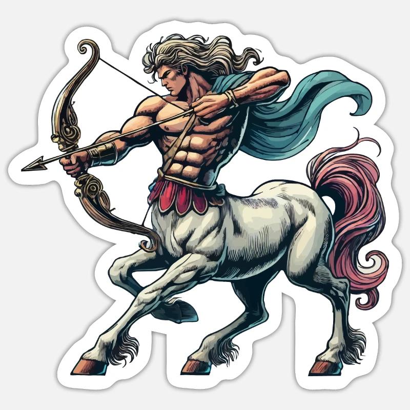 Centaurus Centaur - Sticker size S (10 x 10 cm) - white matte