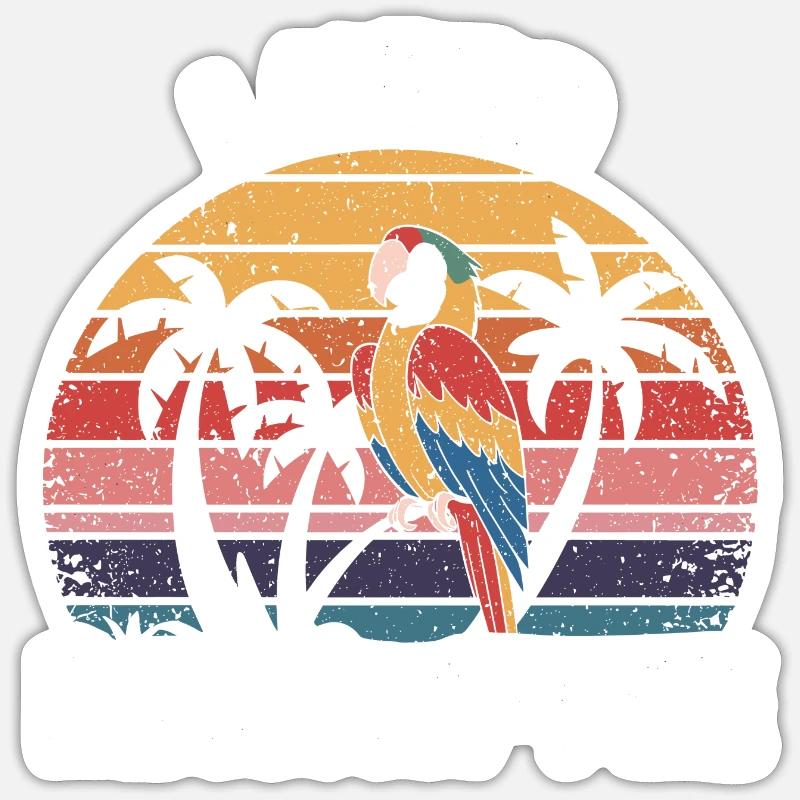 Tropical coffee request Sticker size S (10 x 10 cm)