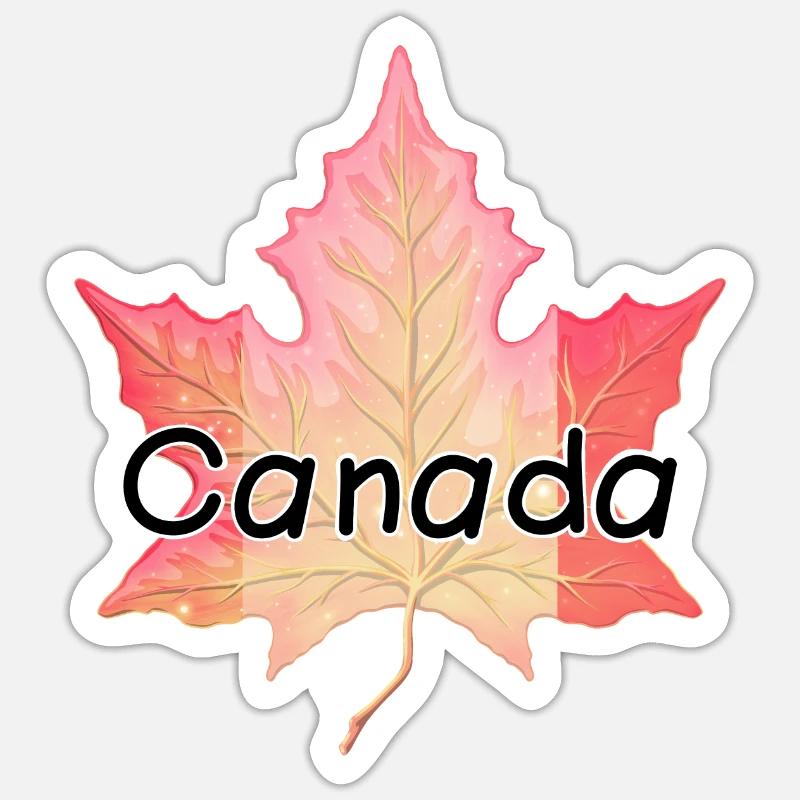 Canada maple leaf Sticker size S (10 x 10 cm)