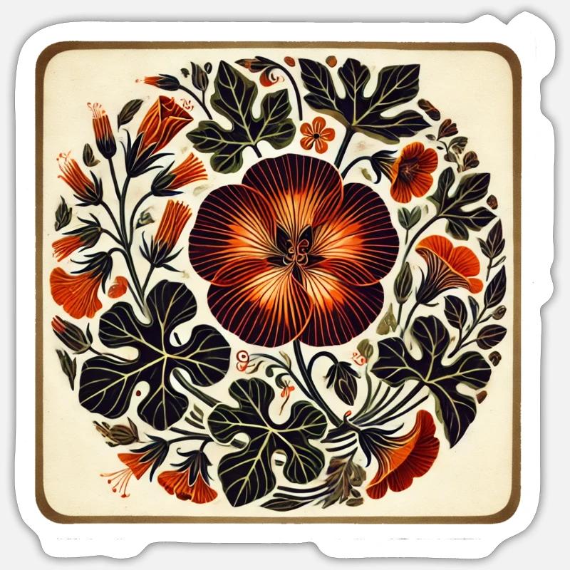 Flora Sticker size S (10 x 10 cm)