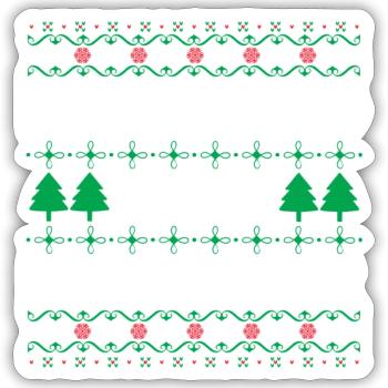 Blinging In The New Year - Sticker taille S (10 x 10 cm) - blanc mat - Devant